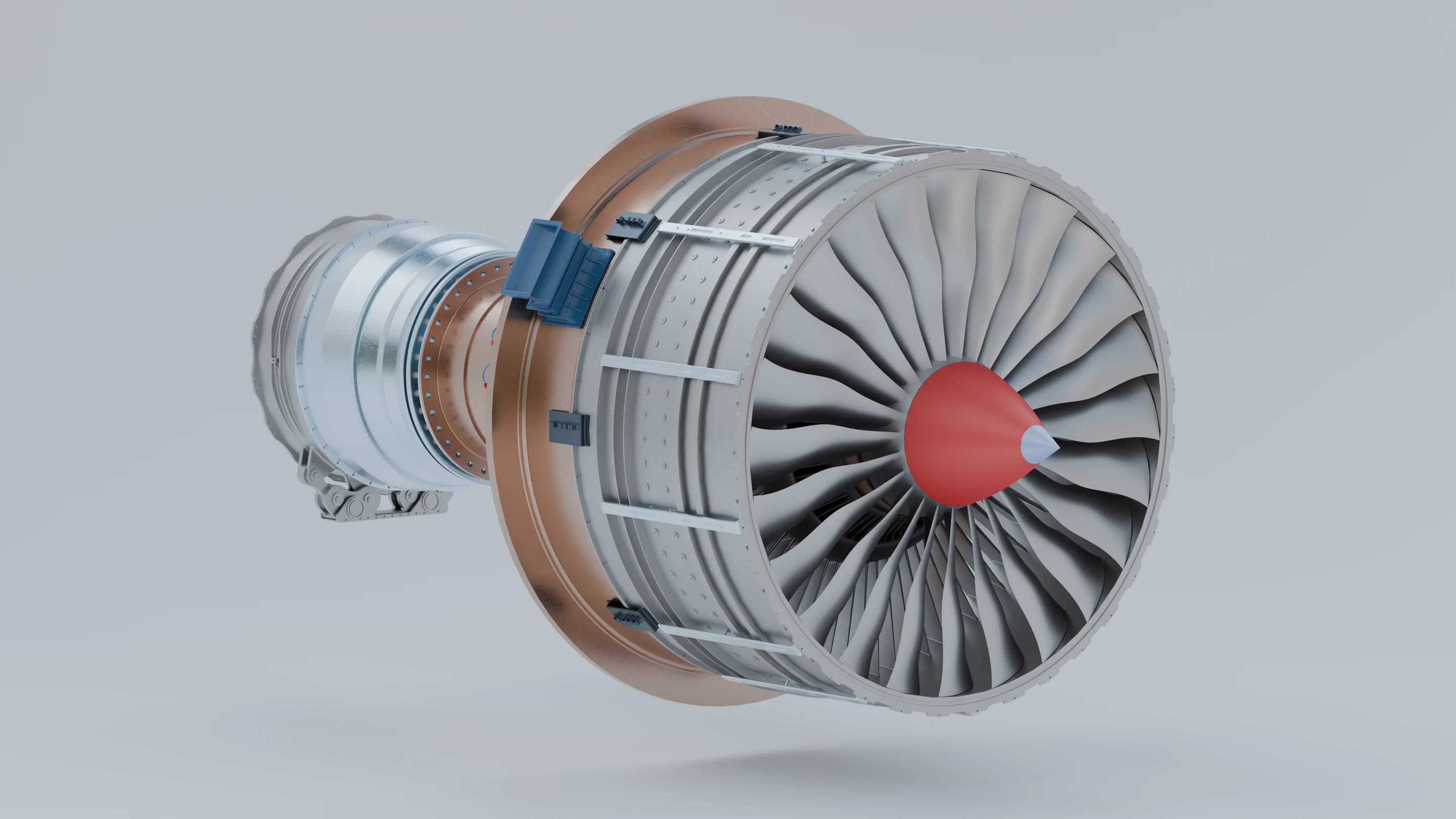 Illustrative turbine geometry used to explore aerospace engineering context